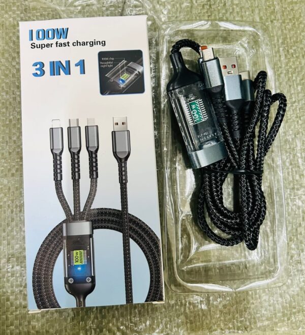 3 in 1 Usb cable